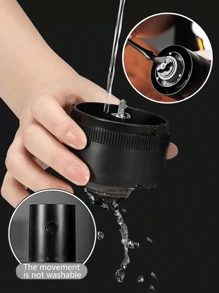 RAF 1pc Electric Coffee Grinder Usb Charging Small Portable Coffee Grinder With Professional Ceramic Grinding Core And Fine Bean Adjustable Coffee Grinder Suitable For Home, Office, Travel, School Supplies