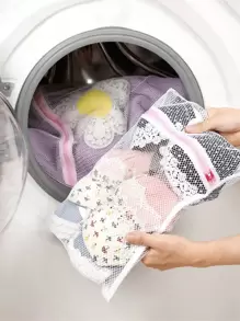 Túi giặt lưới có khóa kéo gia cố và móc treo, thích hợp đựng đồ lót, áo ngực, du lịch, cất giữ, ký túc xá đại học, căn hộ - Có thể giặt bằng máy - Nhiều màu - Xem 2