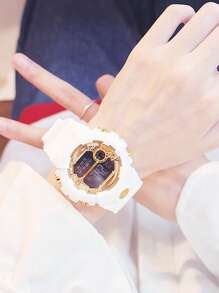 Unicorn Design Cute INS Electronic Watch, Korean Fashion Casual Sport Watch For Girls - Multicolor - View 2