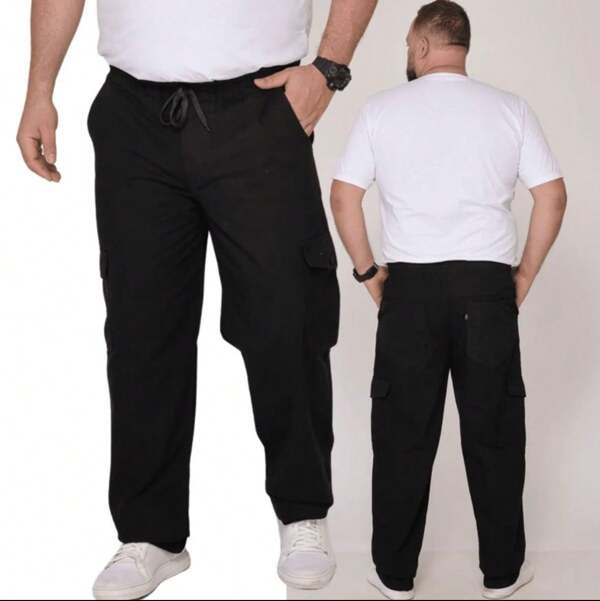 MYSELF JEANS - CALÇA CARGO SKATE PLUS SIZE COM BOLSO LATERAL - LANÇAMENTO