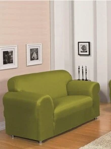 3 And 2 Seater Sofa Cover Kit - Olive Green - View 2