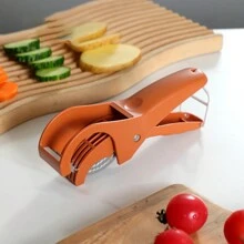 1pc Kitchen Vegetable Slicer, Multi-Functional Fruit And Vegetable Slicer, Ham And Cucumber Divider, Cutting Tool, Suitable For Carrot And Cucumber Slicing - Multicolor - View 15