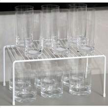Kitchen Cabinet Organizer Kit Wire Cup Holder Hanging Basket Steel Shelf 4 Pieces - trắng - Xem 7