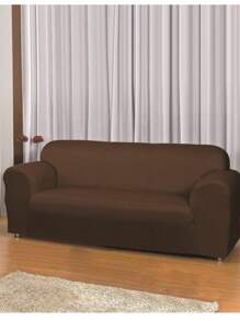 3 And 2 Seater Sofa Cover Kit - Óxido marrón - Ver 3