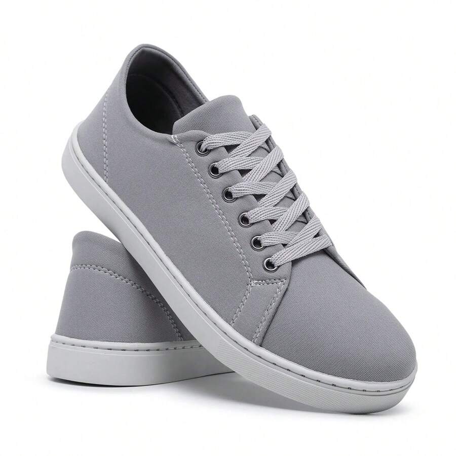 Men's Sneakers Comfortable Casual Sneakers. - 灰色 - 查看 1