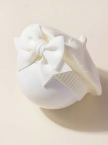 1 szt. Beret dla niemowląt, czapka z kokardą, czapka malarza dla noworodka w wieku 1-3 lat, ubranka dla dziewczynek, wiosenne akcesoria do włosów dla niemowląt, akcesoria do włosów dla maluchów, wiosenne stroje dla małych dziewczynek, odpowiednie do domu i na wycieczki, prezenty dla dzieci