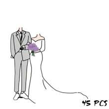 Custom Wedding Temporary Tattoos, Wedding Party Favors, Face Tattoos, Unique Photo Custom Temporary Tattoos, Personalized Tattoos, Fake Tattoos, Paper, Perfect Wedding And Party Favors - White - View 20