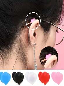 10pcs Anti Slip Glasses Cover Love Silicone Soft Anti Allergy Fixed Anti Slip Ear Hook Glasses Accessories