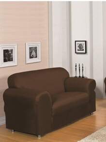 3 And 2 Seater Sofa Cover Kit - Óxido marrón - Ver 2