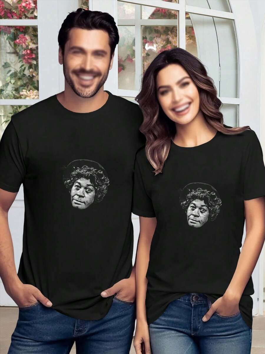 Lovers T-Shirt Aunt Esther Sanford Son Classic TV Show T-Shirt For Women - Black - View 1