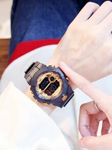 Unicorn Design Cute INS Electronic Watch, Korean Fashion Casual Sport Watch For Girls - Multicolor - View 3