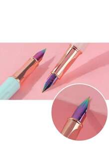 [Customized] Engraved Pen Holder / Provide 1pc High-Quality Elegant Customized Vacuum/Pressing Ink Suction Fountain Pen 0.5mm Fine Nib / Smooth Writing, Refillable Medium Nib, Comes With 30pcs 3.4mm Diameter Ink Cartridges, Provides Thoughtful Daily Writing/Calligraphy Signature Pen, Ideal As Personalized Gift For Valentine's Day, Back To School, Graduation, Christmas, Father's Day, Teacher's Day, Thanksgiving - Multicolor - View 6