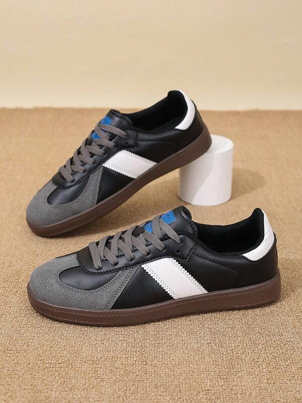 Męskie i damskie sznurowane trampki casualowe, bardzo modne, casualowe, miękkie podeszwy, buty do jazdy na deskorolce dla uczniów, antypoślizgowe i odporne na zużycie, rozmiar 36-45