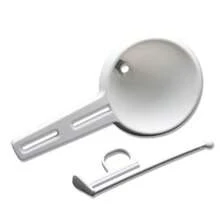 Herramientas de embudo de mano ajustable para hornear, dispensador de crema de masa de Chocolate líquido, molde de pastelería, galleta, Cupcake, tortitas, herramientas para hornear - BLANCO - Ver 5