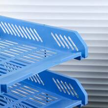 [Four-Layer File Rack] Four-Layer File Rack - Horizontal Desktop Storage File Rack - Multi-Layer Sorting File Basket