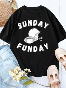 Valentine's Day Sunday Funday Football T-shirts Sweatshirts for Women Men - Bears Game Day Tops