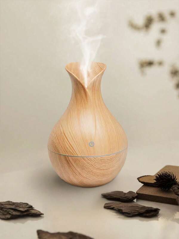 1pc USB Powered Humidifier, Air Conditioning Indoor Drying,Mini Cold Mist, Super Quiet, Colorful Lighting, Suitable For Office, Home, Bedroom