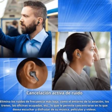 Hybrid Active Noise Cancelling Wireless Earbuds, In-Ear Detection Headphones, IPX6 Waterproof Bluetooth 5.2 Stereo Earphones, Premium Deep Bass Headphones With Surround Sound, Black