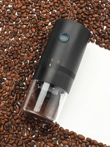 RAF 1pc Electric Coffee Grinder Usb Charging Small Portable Coffee Grinder With Professional Ceramic Grinding Core And Fine Bean Adjustable Coffee Grinder Suitable For Home, Office, Travel, School Supplies
