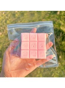 Realistic Food Toy - Super Soft Nine Grids Cute Bear Print Squeeze Toy, Stress Relief Chocolate Pie Fidget Toy