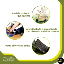 Veículo Infantil Jip Jip Crianças Bebê Empurrador Presente Férias Aniversário