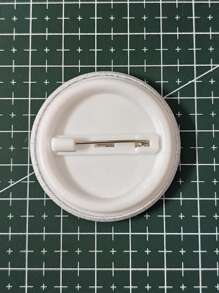 1 pièce épingle de sûreté avec motif de 4,4 cm/1,73 pouce, broche bouton, convient pour être attaché aux vêtements, sacs, sacs à dos, cadeau amusant pour les amis et la famille
