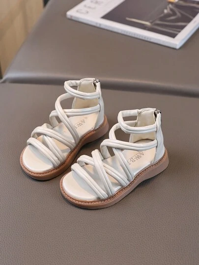 1双儿童时尚凉鞋，舒适女童罗马凉鞋，公主凉鞋。这些童鞋太棒了！舒适透气，孩子们都不想脱掉！