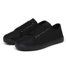 Men's Sneakers Comfortable Casual Sneakers. - 黑色 - 查看 3