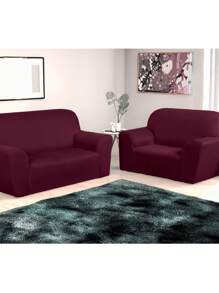 3 And 2 Seater Sofa Cover Kit - Burdeos - Ver 1