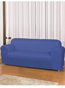 3 And 2 Seater Sofa Cover Kit - azul real - Ver 3