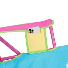 GCI Outdoor Kickback Rocker Foldable Rocking Camp Chair, Pastel Green - Blue - View 3