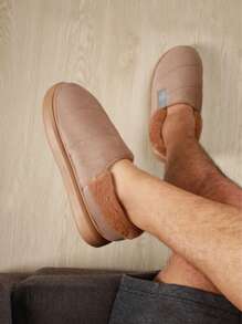 Pantufla de caballero, muy cómodas y calientitas - Negro - Ver 2