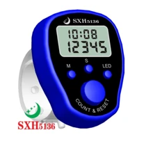 1pc Upgraded 5-Channel Night-Light LED Electronic Counter With Large Display Screen, Lock Function And Manual Counting, Counting Artifact