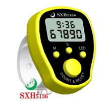 1pc Upgraded 5-Channel Night-Light LED Electronic Counter With Large Display Screen, Lock Function And Manual Counting, Counting Artifact