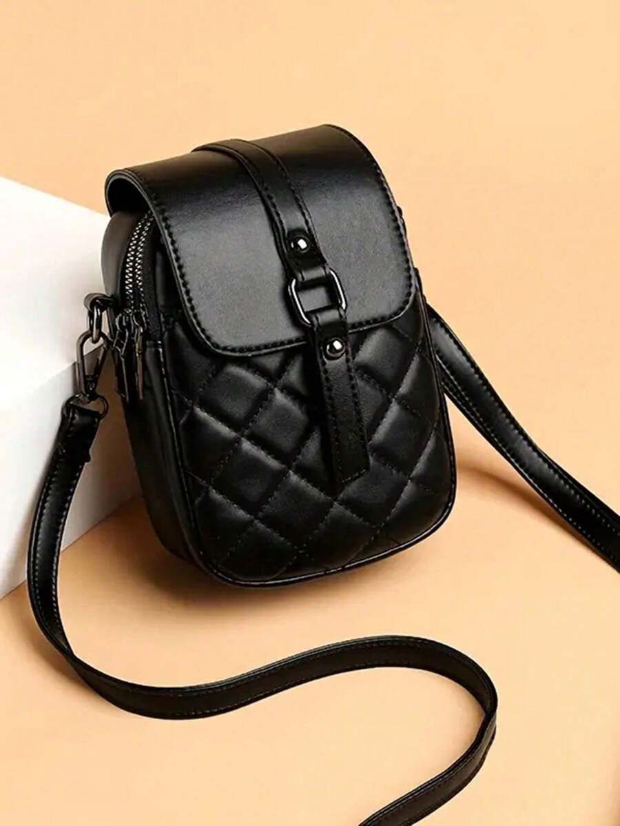 Women Retro Mini Crossbody Phone Bag Small Shoulder Bag Mini Messenger Purse Handbag Cash Wallet Satchel Bag