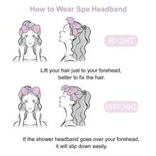 SHEIN X Milania 3Pcs/Set Spa Facial Headbands, 1pc Solid Color Bath Headband & 2pcs Bath Wrist Band, Creative Polyester Facial Makeup Headband & Wrist Wash Band Set For Bathroom