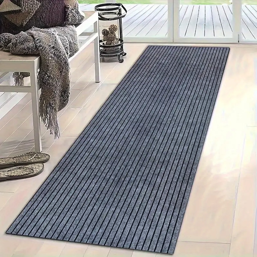 Pieza Alfombra para dormitorio/sala de estar/balcón/pasillo/escalera, Alfombra de uso doméstico, Felpudo antideslizante para cocina/baño, Alfombra
