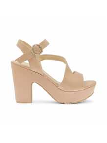 Platforms Sandals Sneakers High Heels Fashion Lady Premium - 米色 - 查看 1