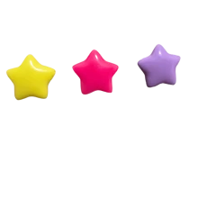 20pcs Fashionable Star Shaped Thumbtacks, Practical Office Supplies Suitable For Classroom, Blackboard, Office And Home Memo Board, Home Decor, Cute Creative Resin & Cork Board Decoration Push Pins, Fix Photos, Paintings, Gifts For Teachers, Coworkers, Students, Friends, Party Favors