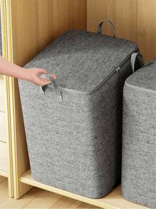 1PC Back To School Season Large Capacity Cationic Storage Bag, Gray Cationic Storage Bag, Toy Storage Bag, Miscellaneous Storage Bag, Clothing Storage Bag, Moving Packaging Bag, Cabinet Storage Bag, Bed Bottom Storage Bag, Cabinet Top Storage Bag, Fabric Storage, Portable Storage, No Need For Support, Suitable For Home Organization And Storage, Office Supplies Organization, Miscellaneous Organizationbedroom,Organizer,Organiser,Home Storage,White T Shirt Women,Black Pants Women,Ladies Winter Clothes,Dress,Winter Clothes For Ladies,Elegant Woman Dresses,White Shirt For Ladies,Long Sleeve,White Jumpsuit For Women,Spring Dresses For Women,Spring Outfits For Women,Spring,Spring Clothes,Minimalist,Summer Tops