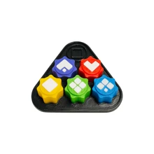 Set de 5 piezas de piedras para el juego de Gonggi y espada RPG para juegos de mesa - Juego tradicional de canicas, mejora la coordinación mano-ojo, perfecto como regalo para , Pascua o San Valentín