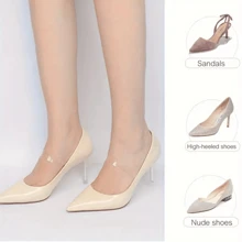 1/3/5Pairs Transparent Invisible Shoelaces For High Heels, Elastic Transparent Wear-Resistant Adjustable Shoelaces, Accessories For Women Shoes - Multicolor - View 9