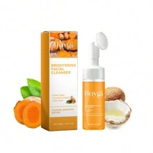 Limpiador facial de cúrcuma Hoygi, limpieza profunda de la piel facial, desvanece marcas de acné, hidratante, blanqueador, belleza de la piel - 1 - Ver 1