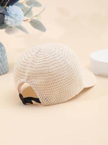 1pc Unisex Korean Lace Baseball Cap, Suitable For Spring And Summer Wear