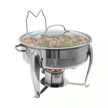 YIYIBYUS 6L Stainless Steel Chafing Dish Buffet Warmer Buffet Server Warmer Pan Chafing Dish