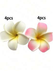 4 kẹp tóc hoa Hawaii, kẹp tóc Plumeria 2,5 inch kẹp tóc hoa nhân tạo, phụ kiện tóc Hawaii bên bờ biển cho tiệc bãi biển ngày lễ, phù hợp cho cả nam và nữ, phong cách bên bờ biển thanh lịch, phong cách Bohemian, mũ đội đầu Plumeria đầy màu sắc, kẹp tóc du lịch lãng mạn cho cặp đôi, kẹp tóc mùa hè, kẹp tóc hình móng vuốt, đồ dùng học tập - Nhiều màu - Xem 17