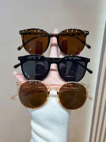 Set de 3 vintage con montura cuadrada y estilo lindo Y2K para verano, playa, actividades al aire libre y viajes - Multicolor - Ver 1