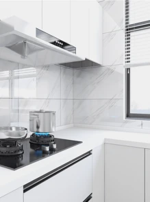 3 piezas de papel tapiz antirrayado para azulejos - fácil de pegar y quitar, para rasgar y pegar, resistente a la suciedad y las altas temperaturas, apto para azulejos de cocina y baño, papel tapiz para decorar y renovar la sala de estar del hogar