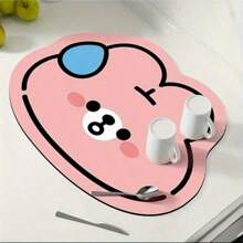 1pc Kitchen Drying Mat, Tabletop Dish Drying Pad, Heat Resistant Cup Coaster - Multicolor - View 4