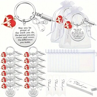 36 Items, Nurse Doctor Holiday Gift, Nurse Thank-You Gift, Nurse Keychain, Ogenza Bag And Thank-You Card, Ideal Christmas Thank-You Gift, Nurse Week Gift, Doctor Nursing Gift, Thank-You Gift, Nurse Party, May You Be Proud Gift Pack, Packaging Includes 12 Nurse Keychains, 12 Ogenza Bags And 12 Thank-You Cards Car Accessories Bag Charm Backpack For School Cute Goth Y2k Halloween Accessories Teachers Day Gift Ideas Bag Lanyards With Id Holder Car Accessories Bag Charms Car Accessories Friend Sister